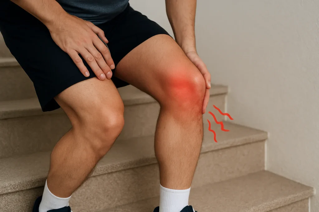 چرا پله رفتن زانو رو می‌سوزونه؟